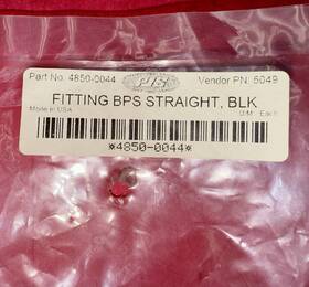 4850-0044 Pjs Blk Straight Bilge Fitting New