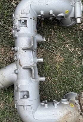 Pleasurecraft Ra133001b Marine Nautique Zr409 Zr450 Exhaust Manifold Crossover Y Pipe