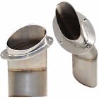 1048902 Pn Rinker Boats Boat Angled Exhaust Tips Stainless Steel Set Of