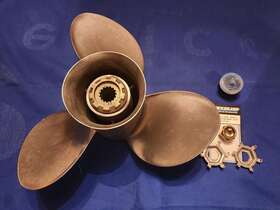 48-72764a5 Quicksilver Propeller Stainless Steel Qs Hardware 13.25 X 17 3 75 - 130