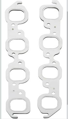8m0162487 Quicksilver 2- Exhaust Manifold Gasket Mercruiser 7.4l 8.2l Engines