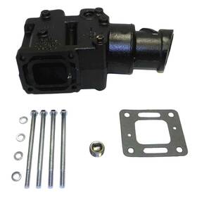Mc2044354a1 Rareelectrical New 4ftft Outlet 8 Degree Angle Exhaust Riser Fits Mercruiser By 44354a 3
