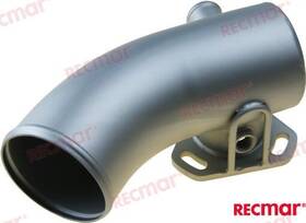 Mar129671-13552inox Recmar Yanmar Stainless Exhaust Mixing Elbow 4jh4 4jh3 4jh57 4jh80 4jh110 129671-13552