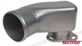 Mar129792-13552inox Recmar Yanmar 4jh Stainless Exhaust Mixing Elbow 129792-13552