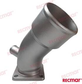 Mar13561inox Recmar Yanmar 3jh3 Stainless Exhaust Mixing Elbow