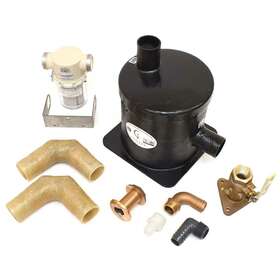 228480 Rinker Boats Boat Muffler 2 Inch In / Out Vernalift Kit