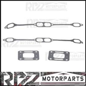 Rpz Motorparts 735106416638 Exhaust Gasket Fit For Mercruiser 5.0 Mpi 5.7 350 Mag Riser Block V8 Elbow Kit
