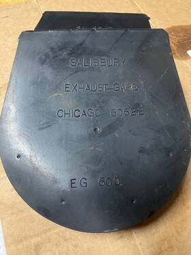 Eg-600 Salisbury Boat Exhaust Flappers 5-6 Inch With Clamps Guard