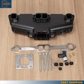 860337a2 Savyspedy Marine Exhaust Manifold Kit For 1983-2002 Mcm/mie Gm V8 305 350 377 Cid Engine