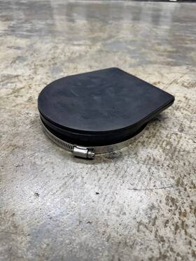 18-4458 Sierra 107751 Boat Marine Exhaust Guard Protector Flapper 5 Inch And 6 With Clamp