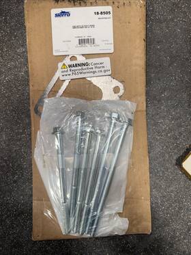 4354-mk Sierra 18-8505 Marine Exhaust Elbow Mounting Kit Mallory 9-40578 Osco