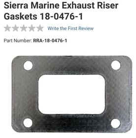 18-0476-1 Sierra Riser Gasket Barr Indmar And Marine Power