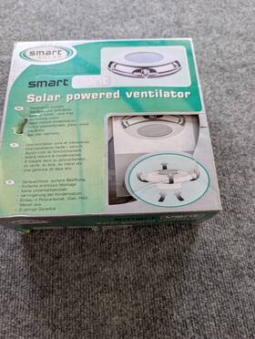 Smart Solar Eg-svt002t Powered Ventilator - Smartvent 100 Silent Greenhouse Caravan Boat