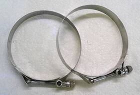 720-4000 Trident T-bolt Exhaust Hose Clamps New