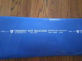 202v5004 Trident Marine Systems 12 Foot 5 Inch Id Vht Silicone Wet Exhaust Hose