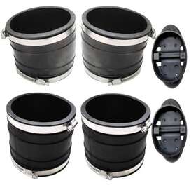 14358t Uanofcn Exhaust Tube And Water Shutter Kit 4 Inches For Mercruiser Ste