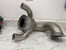 Volvo Penta 24469181 Used Oem D6 435a B Stainess Exhaust Riser
