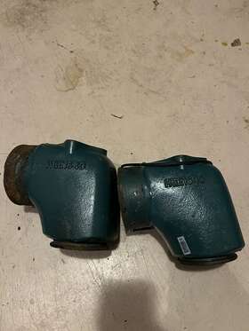 Hge1640 Volvo Penta D4 Exhaust Elbow Lot Of 2