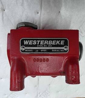 Westerbeke 037320 Exhaust Manifold Red Refurbished