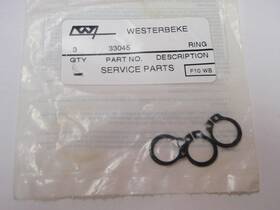 33045 Westerbeke Circlip For Raw Water Pump Marine Generator 3 Pac