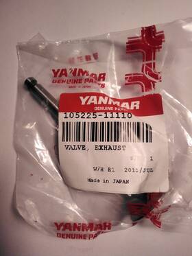 Yanmar 105225-11100 Genuine Intake Valve P/n