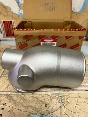 119773-13510 Yanmar #119773-13510 Exhaust Mixing Elbow