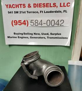 119778-15301 Yanmar 6lp Exhaust Bend / As Shown In Pics Free Shipping