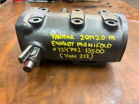 Yanmar 724772-13500 2 Qm 20 2cyl Marine Exhaust Manifold Assy #724772-13500