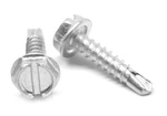 1/4-14 3/4 Self Drilling Screw Slot Hex Washer Hd #3 Point Stainless 410. Fixed Price $1268.95.