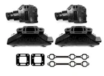 Cast Iron Mercruiser 4.3 V6 Exhaust Manifold & Riser Kit Package Elbow Mercury. Fixed Price $685.00.