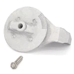 822777Q1 Mercury Quicksilver Offset Trim Tab Anode For High Rake Propellers. Fixed Price $35.14.