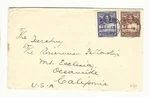 1936 Sierra Leone International Cover With 3D. Rate From Freetown California. Fixed Price $49.95.