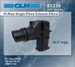 Exhaust Manifold Elbow Riser 10.3" Tall Volvo Penta 3889964 4.3 Gi Gxi V6 '07+. Fixed Price $299.95.