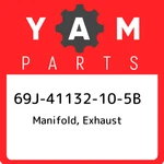 69J-41132-10-5B Yamaha Manifold, Exhaust 69J41132105B, New Genuine Oem Part. Fixed Price $155.96.