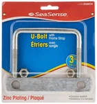 Seasense U-bolts With Frame Straps 3-1/8-INCH X 3-5-INCH Zinc. Fixed Price $15.18.