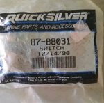 New Oem Mercury Marine 87-88031 Switch Assembly. Fixed Price $109.99.
