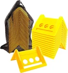 24 Pack 4" Flatbed Edge Protectors With Carrying Case, Plastic Corner. Fixed Price $33.99.