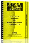 Caterpillar Transmission Service Repair Manual 7261 Marine Sn 89B1 Up. Fixed Price $26.99.