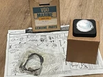Vintage Vdo 306-001D Fuel Gauge Black Square Bezel. Fixed Price $78.95.