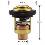 50 C 122 Thermostat 688-12411-10-00 For Yamaha 25 30 75 80 85 90 Hp Outboard. Fixed Price $32.99.