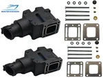 Exhaust Riser Elbow 4.3 5.0 5.7 305 350 V8 For Mercruiser 4" Set Of 2. Fixed Price $376.49.