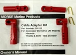 Morse Seastar Cable 33C 43C Adapter Kit A302123 301901 40-300HP Solutions. Fixed Price $24.49.