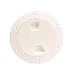 Beckson 4" Smooth Center Screw Out Deck Plate Beige 4.5" Cut #DP40-N. Fixed Price $23.54.