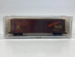 Bevbel Evans 50' 10003 Western Pacific Boxcar, Scale. Fixed Price $7.00.