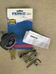 Perko 1081DP1BLK Flush Lock & Latch - Black Offset Cam Flexible Strike. Fixed Price $54.95.