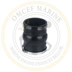Omc Sterndrive 2.3 2.5/ 3.0 3.2LEXHAUST Hose 913591 /3852741 /0911741 W/ Clamp. Fixed Price $24.50.