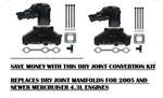05+ Exhaust Manifold Riser Elbow Mercruiser V6 Dry Joint 4.3L Conversion Kit. Fixed Price $795.00.
