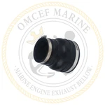 Omc Sterndrive Manifold Exhaust Hose 3-4" # 0778260 /0912328 /0912312 W/ 2CLAMP. Fixed Price $29.50.