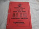 Westerbeke 80N4 120N6 Marine Diesel Bed Generator Service Manual 47069 1/02. Fixed Price $20.00.