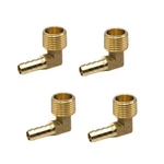 4 Pcs Brass 90 Degree Elbow 3/8 Inch Hose Barb To 1/2 Npt Male Fitting. Fixed Price $21.30.